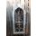Zierfenster Antik Vintage Shabby Dekofenster Gitter Metall Holzrahmen S #4089