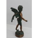 Alte evtl Antike Bronzefigur Engel Skulptur Statue Büste Antikpatina #4569