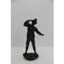Antike Bronzefigur Eugene Barillot Wandersmann Skulptur...