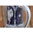Alte Keramik Kanne Krug Karaffe Steinzeug Midcentury Signiert Vintage #4639