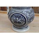 Alte Keramik Kanne Krug Karaffe Steinzeug Midcentury Signiert Vintage #4639
