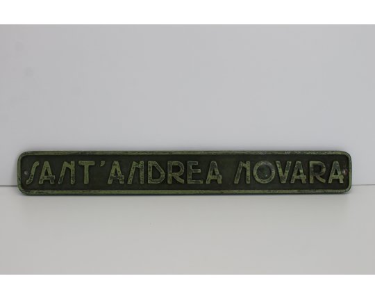 Altes Sant Andrea Novara Metallschild Blechschild Emblem Reklame Sammeln #4850