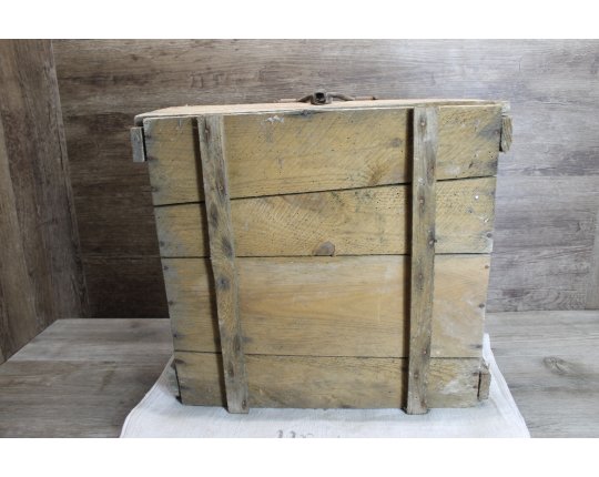 Alte evtl. Munitionskiste Holzkiste Box Truhe Koffer Militaria Schatzkiste #5487