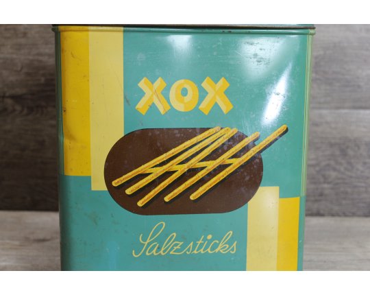 Alte Blechdose Blechkiste XOX Reklame Sammler Werbeartikel Werbung #5503
