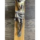 Altes Vintage Jesuskreuz Gebet Kirche Hausaltar Sakrales Kruzifix Christus #5763