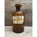 Alte antike Apothekerflasche um 1920 Gef&auml;&szlig; Glas Gl&auml;ser Fl&auml;schchen Arznei #5837