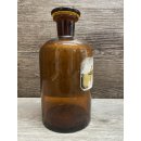 Alte antike Apothekerflasche um 1920 Gefäß Glas Gläser Fläschchen Arznei #5837