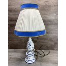 Alte Porzellan Tischlampe Leuchte Holland wie Delft Vintage handbemalt #6095