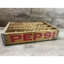Alte Pepsi Holzkiste Getr&auml;nkekiste USA Setzkasten...