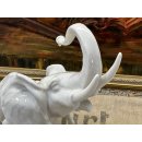 Hutschenreuther LHS Tutter Porzellan Figur um 1960 Elefant Skulptur Statue #6501