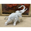 Hutschenreuther LHS Tutter Porzellan Figur um 1960 Elefant Skulptur Statue #6501