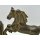 Paar Vintage Buchst&uuml;tzen Pferd Hengst Messing Figur Skulptur Statue #6503