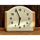 Alte Uhr Wanduhr Keramik Porzellan Shabby Landhaus K&uuml;chenuhr 60er Jahre #6597