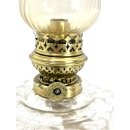Alte antik Messing Petroleumlampe &Ouml;llampe Tischlampe Leuchte Stehlampe #6615