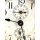 Alter antik Pfeilkreuz Wecker mechanisch Tischuhr Reisewecker Antiquit&auml;t #6692