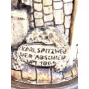 Karl Spitzweg K&uuml;nstler Kerze Der Abschied Deko Kunst Motivkerze Standkerze #6796