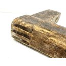 Alte antike Schraubzwinge Holz Spindel Schreiner Werkzeug Shabby Deko #6849
