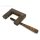 Alte antike Schraubzwinge Holz Spindel Schreiner Werkzeug Shabby Deko #6852