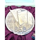 Plakette Medaille Abzeichen 25 Jahre SED Anstecker DKWH DDR Ostalgie #6890