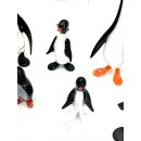 Konvolut Glas Figur Pinguine Glaskunst Design Th&uuml;ringen Lauscha Skulptur #6907