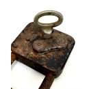 Alt antik historisch Vintage Schloss Vorhängeschloss Bügelschloss Schlüssel 7030