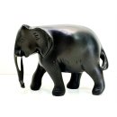 Vintage Elefant Figur Ton Tierfigur Statue Skulptur Asien...