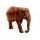 Vintage Elefant Figur Holz Tierfigur Statue Skulptur Asien Afrika Deko #7051