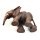 Vintage Elefant Figur Holz Tierfigur Statue Skulptur Asien Afrika Deko #7056