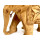 Vintage Elefant Figur Holz Tierfigur Statue Skulptur Asien Afrika Deko #7058