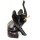 Vintage Elefant Figur Holz Tierfigur Statue Skulptur Asien Afrika Deko #7061