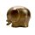Vintage Elefant Messing Gallo Tierfigur Statue Skulptur Asien Afrika Deko #7063
