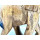 Vintage Elefant Figur Holz Tierfigur Statue Skulptur Asien Afrika Deko #7065