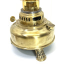 Alte antik Messing Petroleumlampe &Ouml;llampe Tischlampe Leuchte Stehlampe #7084
