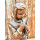 Alte antik Holzfigur Holzarbeit Schnitzerei Skulptur Fl&ouml;tenspieler Deko #7120