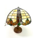 Die Superh&auml;ndler RTL Requisite Buntglas Lampe im Tiffany Stil Art Deco #7244