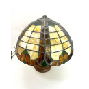 Die Superh&auml;ndler RTL Requisite Buntglas Lampe im Tiffany Stil Art Deco #7244