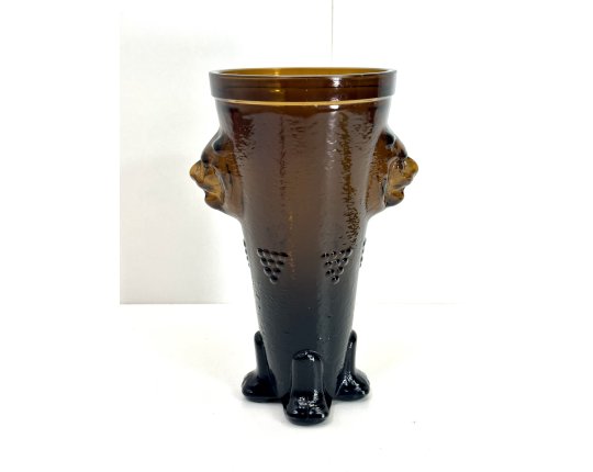 Die Superh&auml;ndler RTL Requisite Vase Glas Blumenvase Interior Design Deko #7257
