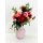 Die Superhändler RTL Requisite Vase Stoffblumen Blumenstrauß Interior Deko #7308