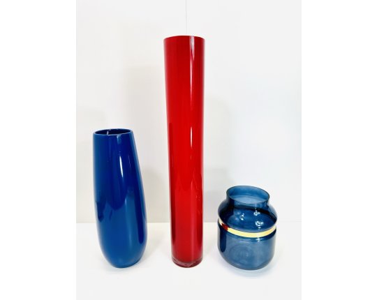Die Superhändler RTL Requisite Vase Glas Blumenvase Glasobjekt Dekoration #7316
