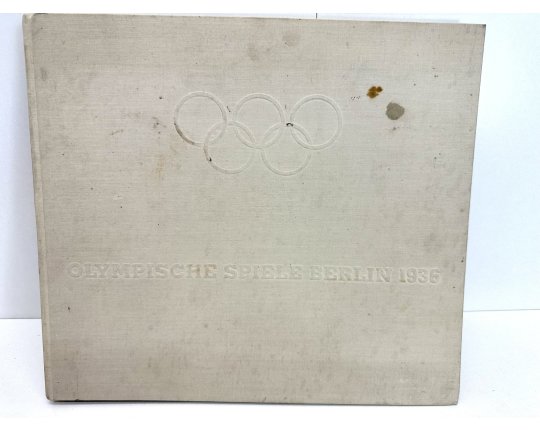 Buch Olympische Spiele Berlin 1936 Druck plus Handschrift Zeitzeuge #7341