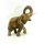 Vintage Elefant Figur Holz Tierfigur Statue Skulptur Asien Afrika Deko #7424