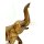 Vintage Elefant Figur Holz Tierfigur Statue Skulptur Asien Afrika Deko #7425