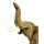 Vintage Elefant Figur Holz Tierfigur Statue Skulptur Asien Afrika Deko #7425