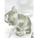 9x Vintage Elefant Figur Glas Tierfigur Statue Skulptur Asien Afrika Deko #7439