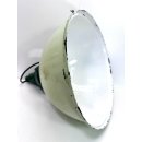 Alte Fabriklampe Emaille Lampe Mint Industrielampe Industrial Vintage Loft #7453