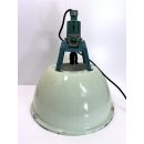 Alte Fabriklampe Emaille Lampe Mint Industrielampe...