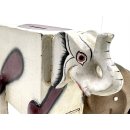 4x Vintage Elefant Figur Spardose Sparbüchse Tierfigur Statue Asien Afrika #7462