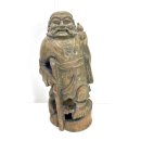 Antike Holzfigur Statue Gottheit China Lie Tieguai...