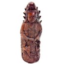 Antike Holzfigur Statue Gottheit China Guanyin...