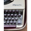 Vintage mobile Schreibmaschine Olympia Kofferschreibmaschine Deko #7769
